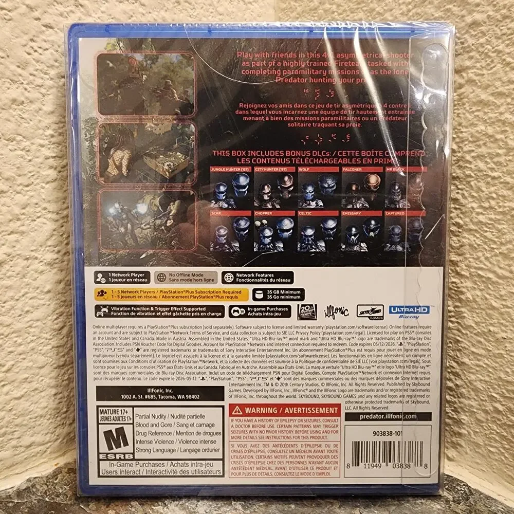 Game - Predator: Hunting Grounds [Best Buy Ed w/ Alternate Cover] (NEW) - PS5